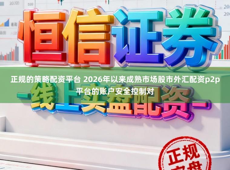正规的策略配资平台 2026年以来成熟市场股市外汇配资p2p平台的账户安全控制对