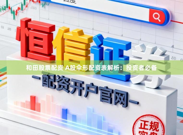 和田股票配资 A股伞形配资表解析：投资者必备
