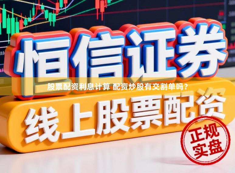 股票配资利息计算 配资炒股有交割单吗？